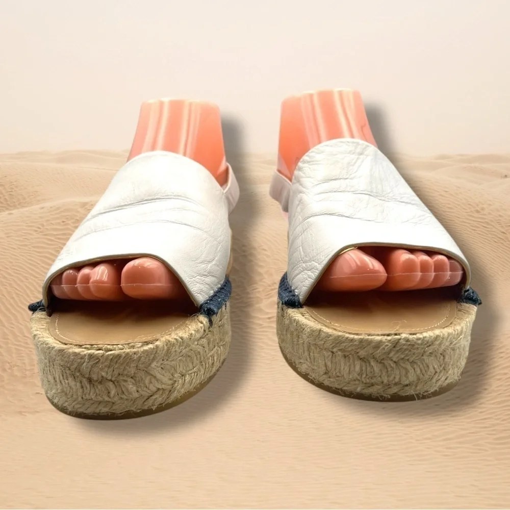 G.I.L.I. Lucinda Women's White Espadrille Sandals